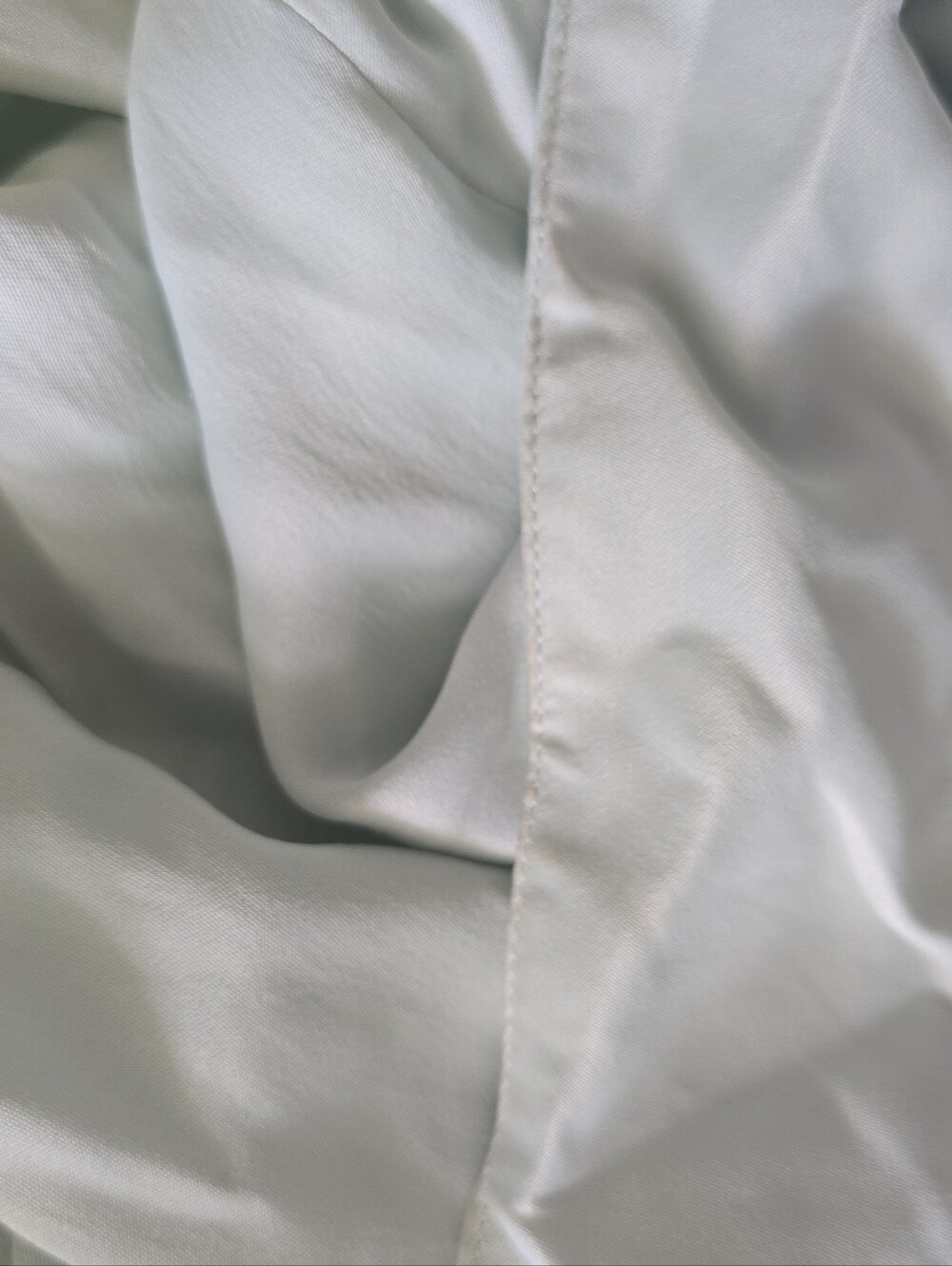 RARE Sleeper Net Sustain Feather-Trimmed Satin Pajama Set - Picture 11 of 11